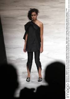 FBudi clothes in Indonesia Fashion Week Clothes of designer F. Budi displayed by models in Indonesia during the fashion week at Jakarta Convention center in India.  NatanaelxPohan