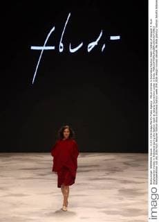 FBudi clothes in Indonesia Fashion Week Clothes of designer F. Budi displayed by models in Indonesia during the fashion week at Jakarta Convention center in India.  NatanaelxPohan