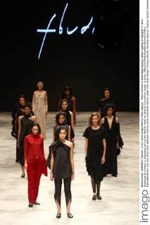 FBudi clothes in Indonesia Fashion Week Clothes of designer F. Budi displayed by models in Indonesia during the fashion week at Jakarta Convention center in India.  NatanaelxPohan