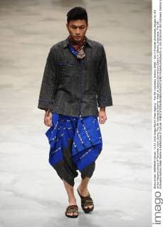 The 5th Indonesia Fashion Week - Day 4 A model showcases designs by WD at the Metamorphosis of Tanimbar show during The 5th Indonesia Fashion Week at Jakarta Convention Centre in Jakarta, Indonesia. The 5th Indonesia Fashion Week theme is Reflections of Culture.  RobertusxPudyanto