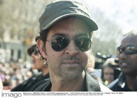 Hrithik Roshan during the Bollywood flashmob in Madrid, March 13, 2016.  (20160313024)