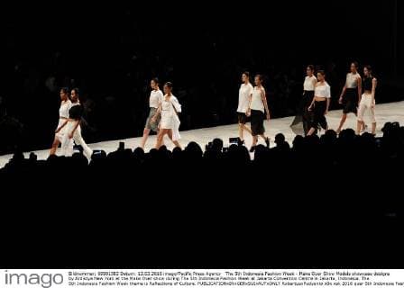 The 5th Indonesia Fashion Week - Make Over Show Models showcase designs by Ardistya New York at the Make Over show during The 5th Indonesia Fashion Week at Jakarta Convention Centre in Jakarta, Indonesia. The 5th Indonesia Fashion Week theme is Reflections of Culture.  RobertusxPudyanto