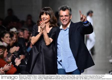 Lissabon Fashion Week - Luis Carvalho Modenschau Lisboa Fashion Week Portugal, Lisbon,Mar. 13,2016 - LISBOA FASHION WEEK - A model walks the runway Filipe Faísca Fall Winter 2016 17 Collection during Moda Lisboa Fashion Week, in Lisbon, Portugal.  Copyright: BrunoxdexCarvalho