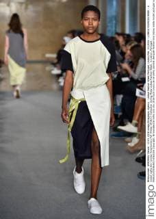 Lisboa Fashion Week Portugal, Lisbon,Mar. 13,2016 - LISBOA FASHION WEEK - A model walks the runway Awaytomars Fall Winter 2016 17 Collection during Moda Lisboa Fashion Week, in Lisbon, Portugal.  Copyright: BrunoxdexCarvalho
