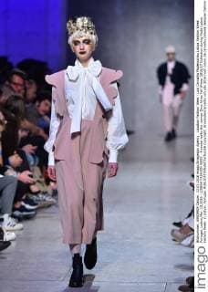 Lissabon Fashion Week - Luis Carvalho Modenschau Lisboa Fashion Week Portugal, Lisbon,Mar. 13,2016 - LISBOA FASHION WEEK - A model walks the runway Dino Alves Fall Winter 2016 17 Collection during Moda Lisboa Fashion Week, in Lisbon, Portugal.  Copyright: BrunoxdexCarvalho