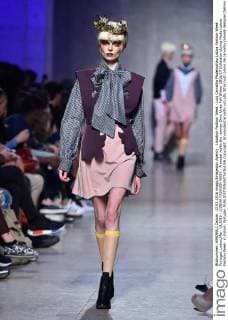 Lissabon Fashion Week - Luis Carvalho Modenschau Lisboa Fashion Week Portugal, Lisbon,Mar. 13,2016 - LISBOA FASHION WEEK - A model walks the runway Dino Alves Fall Winter 2016 17 Collection during Moda Lisboa Fashion Week, in Lisbon, Portugal.  Copyright: BrunoxdexCarvalho