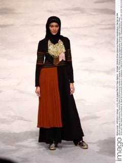 Wardah Fashion Show featuring themed Colordination Wardah as the official makeup of Indonesia Fashion Week 2016 showing results of designer Dian Pelangi during Indonesian closing night of Fashion Week 2016 with the theme Colordination at Jakarta Convention Center in Indonesa.  NatanaelxPohan