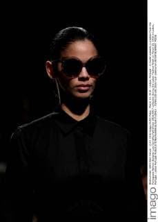 March 13, 2016 - Lisbon, Portugal - A model presents a creation from the Portuguese fashion designer Luis Carvalho Fall Winter 2016 2017 collection during the Lisbon Fashion Week on March 13, 2016 in Lisbon, Portugal. Lisbon Portugal  - ZUMAn230
