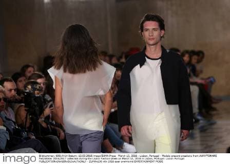 March 13, 2016 - Lisbon, Portugal - Models present creations from AWAYTOMARS Fall Winter 2016 2017 collection during the Lisbon Fashion Week on March 13, 2016 in Lisbon, Portugal. Lisbon Portugal  - ZUMAn230