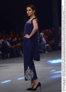 Pakistan : Khaadi Khas designs showcased in PFDC Sunsilk Fashion Week 2016 Pakistani model presents creations of the famous designer Khaadi Khas on the last day of Pakistan Fashion Design Council (PFDC) Sunsilk Fashion Week 2016.  RanaxSajidxHussain