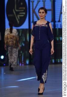 Pakistan : Khaadi Khas designs showcased in PFDC Sunsilk Fashion Week 2016 Pakistani model presents creations of the famous designer Khaadi Khas on the last day of Pakistan Fashion Design Council (PFDC) Sunsilk Fashion Week 2016.  RanaxSajidxHussain
