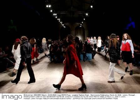 Lissabon Fashion Week - Saymyname Modenschau March 13, 2016 - Lisbon, Portugal - Models present creations from SAYMYNAME Fall Winter 2016 2017 collection during the Lisbon Fashion Week on March 11, 2016 in Lisbon, Portugal. Lisbon Portugal - ZUMAf123