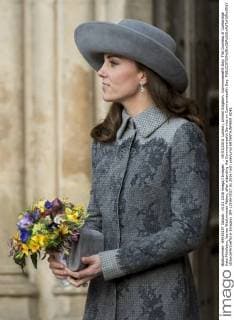 . 14 03 2016. London, United Kingdom. Commonwealth Day. The Duchess of Cambridge Kate Middleton, leaves Westminster Abbey, after attending the Commonwealth Service on Commonwealth Day.  xDavidxMirzoeffx xi-Imagesx IIM-12190-0027