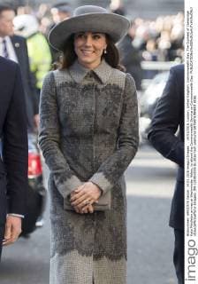 . 14 03 2016. London, United Kingdom. Commonwealth Day. The Duchess of Cambridge Kate Middleton arrives at Westminster Abbey, to attend the Commonwealth Service on Commonwealth Day.  xDavidxMirzoeffx xi-Imagesx IIM-12190-0035