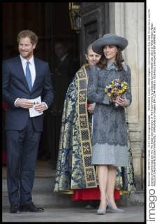 . 14 03 2016. London, United Kingdom. Commonwealth Day 2016. Prince Harry and the Duchess of Cambridge join the The Queen and members of The Royal Family to Celebrate Commonwealth Day 2016 at Westminster Abbey.  xNMAxRotax xi-Imagesx IIM-12194-0008