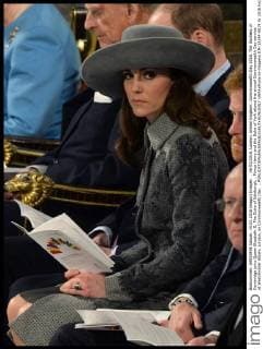 . 14 03 2016. London, United Kingdom. Commonwealth Day 2016. The Duchess of Cambridge joins Queen Elizabeth II, The Duke of Edinburgh, , Prince Harry and the Duke of York attend the annual Commonwealth Day service at Westminster Abbey, London, on Commonwealth Day. ..  xWPAxPoolx xi-Imagesx IIM-12194-0019