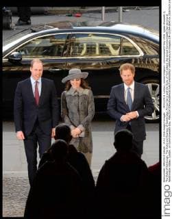 . 14 03 2016. London, United Kingdom. Commonwealth Day 2016. Queen Elizabeth II, The Duke of Edinburgh, The Duke and Duchess of Cambridge, Prince Harry and the Duke of York attend the annual Commonwealth Day service at Westminster Abbey, London, on Commonwealth Day.  xWPAxPoolx xi-Imagesx IIM-12194-0040