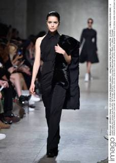 Lisboa Fashion Week Portugal, Lisbon,Mar. 13,2016 - LISBOA FASHION WEEK - A model walks the runway Luis Carvalho Fall Winter 2016 17 Collection during Moda Lisboa Fashion Week, in Lisbon, Portugal.  Copyright: BrunoxdexCarvalho