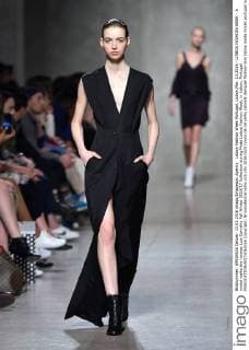Lisboa Fashion Week Portugal, Lisbon,Mar. 13,2016 - LISBOA FASHION WEEK - A model walks the runway Luis Carvalho Fall Winter 2016 17 Collection during Moda Lisboa Fashion Week, in Lisbon, Portugal.  Copyright: BrunoxdexCarvalho