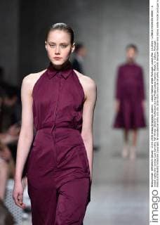Lisboa Fashion Week Portugal, Lisbon,Mar. 13,2016 - LISBOA FASHION WEEK - A model walks the runway Luis Carvalho Fall Winter 2016 17 Collection during Moda Lisboa Fashion Week, in Lisbon, Portugal.  Copyright: BrunoxdexCarvalho