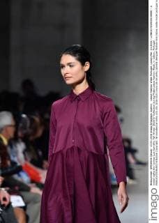 Lisboa Fashion Week Portugal, Lisbon,Mar. 13,2016 - LISBOA FASHION WEEK - A model walks the runway Luis Carvalho Fall Winter 2016 17 Collection during Moda Lisboa Fashion Week, in Lisbon, Portugal.  Copyright: BrunoxdexCarvalho