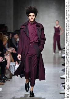 Lisboa Fashion Week Portugal, Lisbon,Mar. 13,2016 - LISBOA FASHION WEEK - A model walks the runway Luis Carvalho Fall Winter 2016 17 Collection during Moda Lisboa Fashion Week, in Lisbon, Portugal.  Copyright: BrunoxdexCarvalho