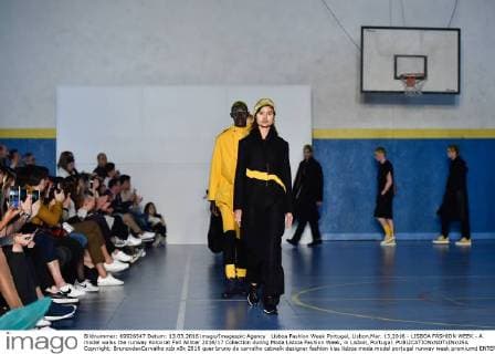 Lisboa Fashion Week Portugal, Lisbon,Mar. 13,2016 - LISBOA FASHION WEEK - A model walks the runway Kolovrat Fall Winter 2016 17 Collection during Moda Lisboa Fashion Week, in Lisbon, Portugal.  Copyright: BrunoxdexCarvalho