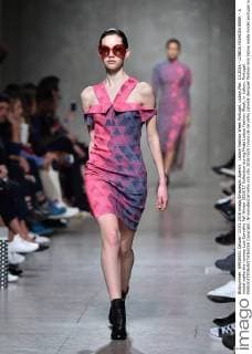 Lisboa Fashion Week Portugal, Lisbon,Mar. 13,2016 - LISBOA FASHION WEEK - A model walks the runway Luis Carvalho Fall Winter 2016 17 Collection during Moda Lisboa Fashion Week, in Lisbon, Portugal.  Copyright: BrunoxdexCarvalho