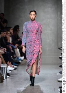 Lisboa Fashion Week Portugal, Lisbon,Mar. 13,2016 - LISBOA FASHION WEEK - A model walks the runway Luis Carvalho Fall Winter 2016 17 Collection during Moda Lisboa Fashion Week, in Lisbon, Portugal.  Copyright: BrunoxdexCarvalho