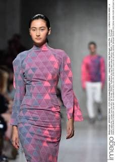 Lisboa Fashion Week Portugal, Lisbon,Mar. 13,2016 - LISBOA FASHION WEEK - A model walks the runway Luis Carvalho Fall Winter 2016 17 Collection during Moda Lisboa Fashion Week, in Lisbon, Portugal.  Copyright: BrunoxdexCarvalho