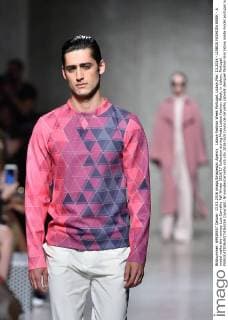 Lisboa Fashion Week Portugal, Lisbon,Mar. 13,2016 - LISBOA FASHION WEEK - A model walks the runway Luis Carvalho Fall Winter 2016 17 Collection during Moda Lisboa Fashion Week, in Lisbon, Portugal.  Copyright: BrunoxdexCarvalho