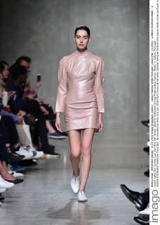Lisboa Fashion Week Portugal, Lisbon,Mar. 13,2016 - LISBOA FASHION WEEK - A model walks the runway Luis Carvalho Fall Winter 2016 17 Collection during Moda Lisboa Fashion Week, in Lisbon, Portugal.  Copyright: BrunoxdexCarvalho