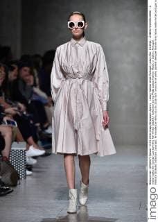 Lisboa Fashion Week Portugal, Lisbon,Mar. 13,2016 - LISBOA FASHION WEEK - A model walks the runway Luis Carvalho Fall Winter 2016 17 Collection during Moda Lisboa Fashion Week, in Lisbon, Portugal.  Copyright: BrunoxdexCarvalho