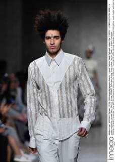 Lisboa Fashion Week Portugal, Lisbon,Mar. 13,2016 - LISBOA FASHION WEEK - A model walks the runway Nadir Tati Fall Winter 2016 17 Collection during Moda Lisboa Fashion Week, in Lisbon, Portugal.  Copyright: BrunoxdexCarvalho
