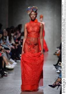 Lisboa Fashion Week Portugal, Lisbon,Mar. 13,2016 - LISBOA FASHION WEEK - A model walks the runway Nadir Tati Fall Winter 2016 17 Collection during Moda Lisboa Fashion Week, in Lisbon, Portugal.  Copyright: BrunoxdexCarvalho
