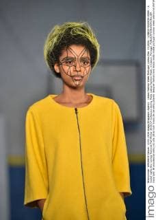 Lisboa Fashion Week Portugal, Lisbon,Mar. 13,2016 - LISBOA FASHION WEEK - A model walks the runway Kolovrat Fall Winter 2016 17 Collection during Moda Lisboa Fashion Week, in Lisbon, Portugal.  Copyright: BrunoxdexCarvalho