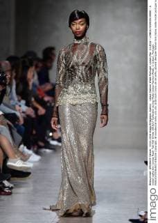 Lisboa Fashion Week Portugal, Lisbon,Mar. 13,2016 - LISBOA FASHION WEEK - A model walks the runway Nadir Tati Fall Winter 2016 17 Collection during Moda Lisboa Fashion Week, in Lisbon, Portugal.  Copyright: BrunoxdexCarvalho