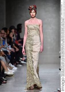 Lisboa Fashion Week Portugal, Lisbon,Mar. 13,2016 - LISBOA FASHION WEEK - A model walks the runway Nadir Tati Fall Winter 2016 17 Collection during Moda Lisboa Fashion Week, in Lisbon, Portugal.  Copyright: BrunoxdexCarvalho
