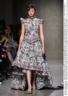 Lisboa Fashion Week Portugal, Lisbon,Mar. 13,2016 - LISBOA FASHION WEEK - A model walks the runway Nadir Tati Fall Winter 2016 17 Collection during Moda Lisboa Fashion Week, in Lisbon, Portugal.  Copyright: BrunoxdexCarvalho