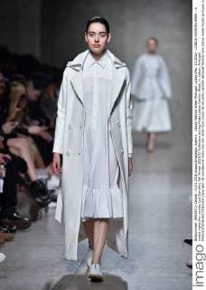 Lisboa Fashion Week Portugal, Lisbon,Mar. 13,2016 - LISBOA FASHION WEEK - A model walks the runway Luis Carvalho Fall Winter 2016 17 Collection during Moda Lisboa Fashion Week, in Lisbon, Portugal.  Copyright: BrunoxdexCarvalho