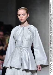 Lisboa Fashion Week Portugal, Lisbon,Mar. 13,2016 - LISBOA FASHION WEEK - A model walks the runway Luis Carvalho Fall Winter 2016 17 Collection during Moda Lisboa Fashion Week, in Lisbon, Portugal.  Copyright: BrunoxdexCarvalho