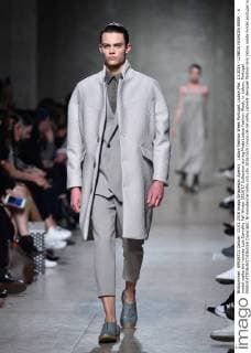 Lisboa Fashion Week Portugal, Lisbon,Mar. 13,2016 - LISBOA FASHION WEEK - A model walks the runway Luis Carvalho Fall Winter 2016 17 Collection during Moda Lisboa Fashion Week, in Lisbon, Portugal.  Copyright: BrunoxdexCarvalho