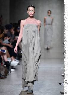 Lisboa Fashion Week Portugal, Lisbon,Mar. 13,2016 - LISBOA FASHION WEEK - A model walks the runway Luis Carvalho Fall Winter 2016 17 Collection during Moda Lisboa Fashion Week, in Lisbon, Portugal.  Copyright: BrunoxdexCarvalho