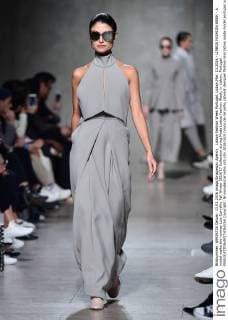 Lisboa Fashion Week Portugal, Lisbon,Mar. 13,2016 - LISBOA FASHION WEEK - A model walks the runway Luis Carvalho Fall Winter 2016 17 Collection during Moda Lisboa Fashion Week, in Lisbon, Portugal.  Copyright: BrunoxdexCarvalho