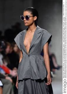 Lisboa Fashion Week Portugal, Lisbon,Mar. 13,2016 - LISBOA FASHION WEEK - A model walks the runway Luis Carvalho Fall Winter 2016 17 Collection during Moda Lisboa Fashion Week, in Lisbon, Portugal.  Copyright: BrunoxdexCarvalho