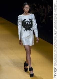 Japan: Nguyen Cong Tri Design Team Autumn Winter 2016 collection at the Mercedes Benz Fashion Week A model on the runway during the Nguyen Cong Tri 2016 Autumn Winter Fashion Show at the Mercedes-Benz Fashion Week.  AlessandroxDixCiommo