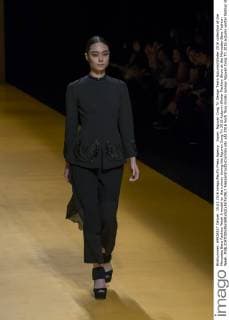 Japan: Nguyen Cong Tri Design Team Autumn Winter 2016 collection at the Mercedes Benz Fashion Week A model on the runway during the Nguyen Cong Tri 2016 Autumn Winter Fashion Show at the Mercedes-Benz Fashion Week.  AlessandroxDixCiommo