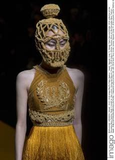 Japan: Nguyen Cong Tri Design Team Autumn Winter 2016 collection at the Mercedes Benz Fashion Week A model on the runway during the Nguyen Cong Tri 2016 Autumn Winter Fashion Show at the Mercedes-Benz Fashion Week.  AlessandroxDixCiommo