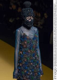 Japan: Nguyen Cong Tri Design Team Autumn Winter 2016 collection at the Mercedes Benz Fashion Week A model on the runway during the Nguyen Cong Tri 2016 Autumn Winter Fashion Show at the Mercedes-Benz Fashion Week.  AlessandroxDixCiommo
