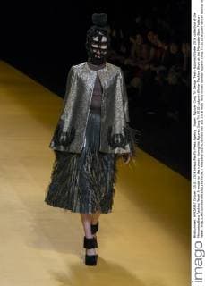 Japan: Nguyen Cong Tri Design Team Autumn Winter 2016 collection at the Mercedes Benz Fashion Week A model on the runway during the Nguyen Cong Tri 2016 Autumn Winter Fashion Show at the Mercedes-Benz Fashion Week.  AlessandroxDixCiommo